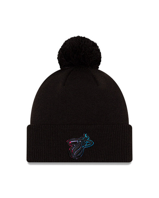 Miami Heat Alternate Vice New Era City Series 20 Pom Knit Toque