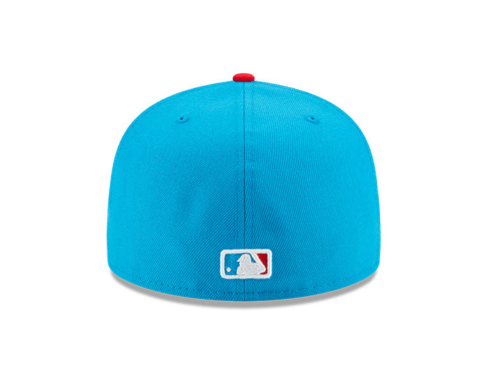 Miami Marlins New Era Blue/Red 2021 City Connect Authentic Collection On-Field 59FIFTY Fitted Hat