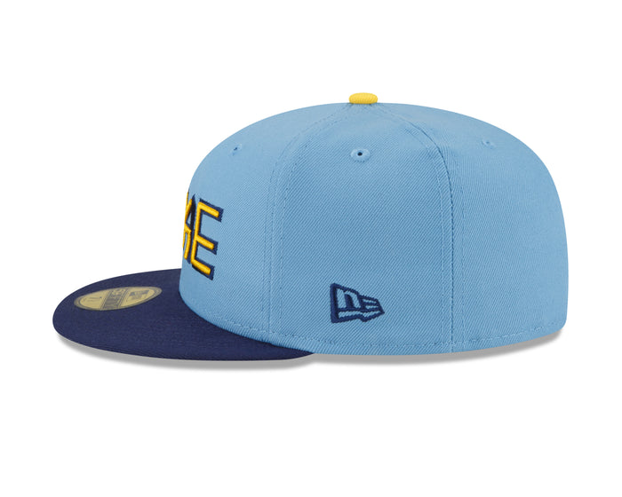 Milwaukee Brewers New Era Powder Blue 2022 City Connect Authentic Collection On-Field 59FIFTY Fitted Hat