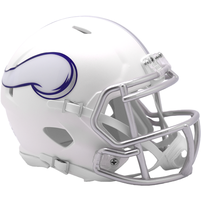 Minnesota Vikings NFL Riddell 2024 White Alternate Speed Mini Football Helmet