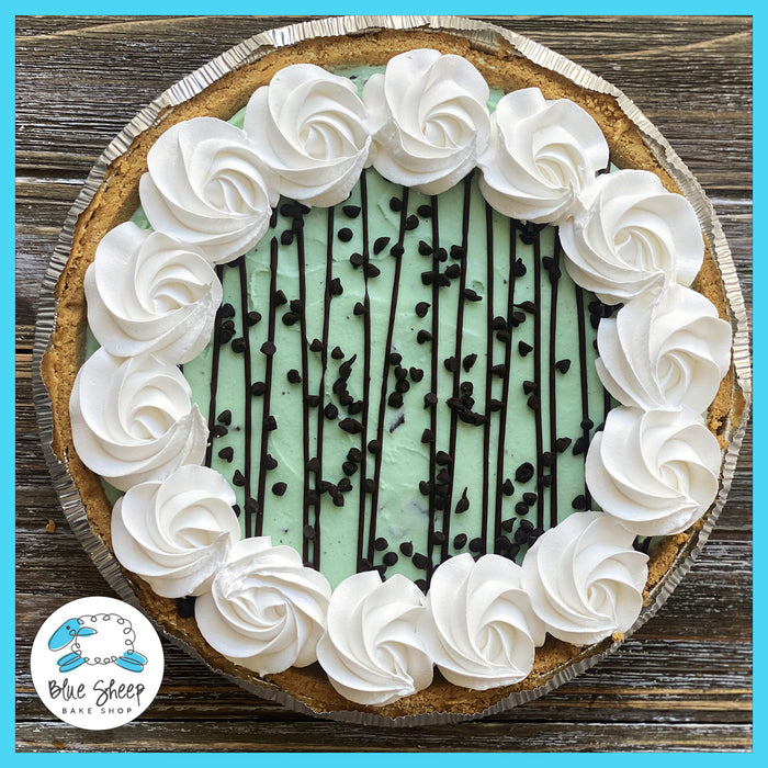 mint chocolate chip ice cream pie