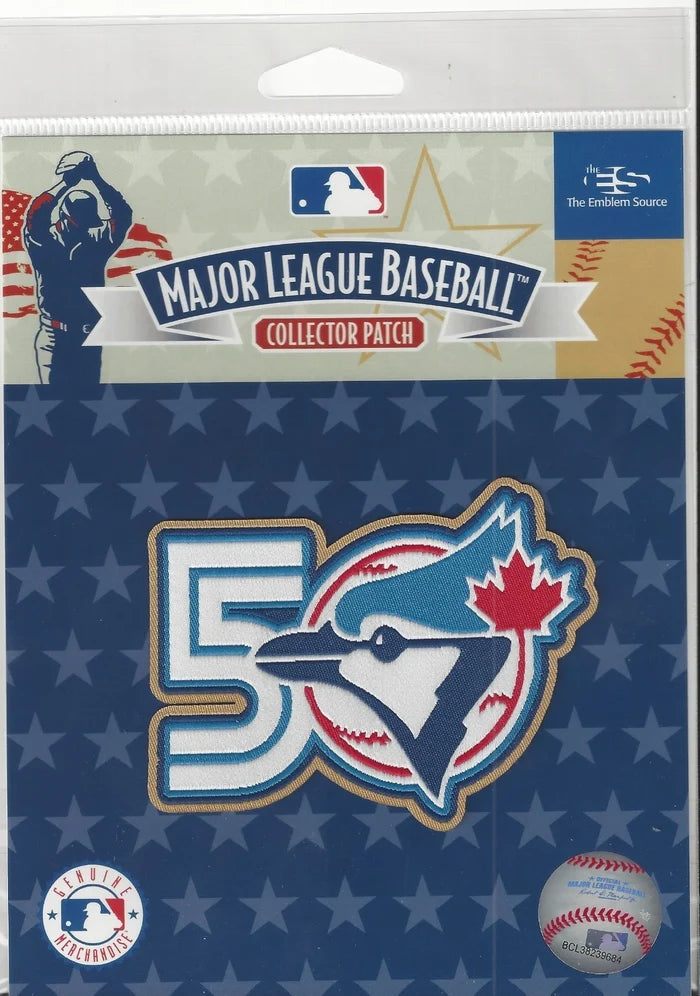 MLB Toronto Blue Jays 50th Season Patch 2026
