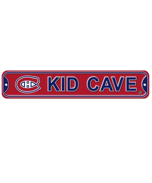 Montreal Canadiens Bulletin Kids Cave Sign
