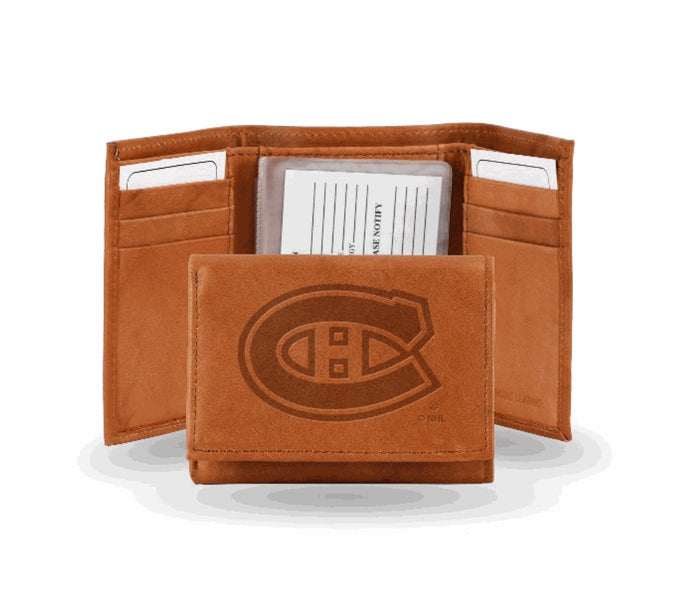 Montreal Canadiens NHL Trifold Leather Wallet