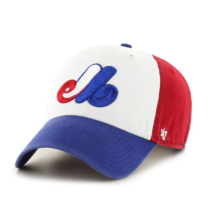 Montreal Expos 3-Tone 47' Brand Clean Up Cap
