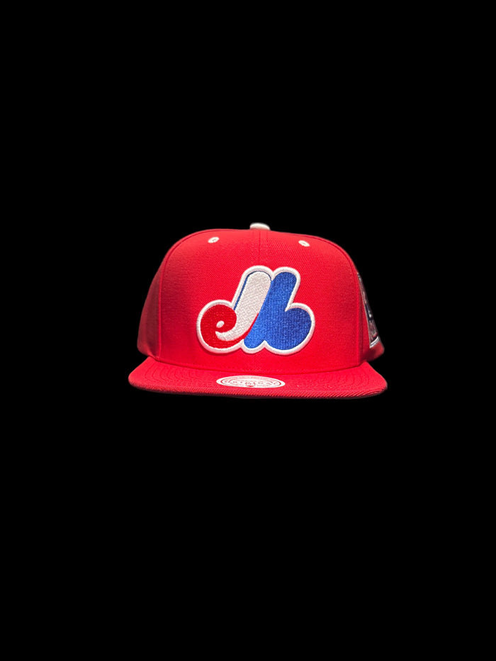 Montreal Expos Mitchell & Ness Cooperstown Collection Legendary Original Fit Snapback Hat - Red