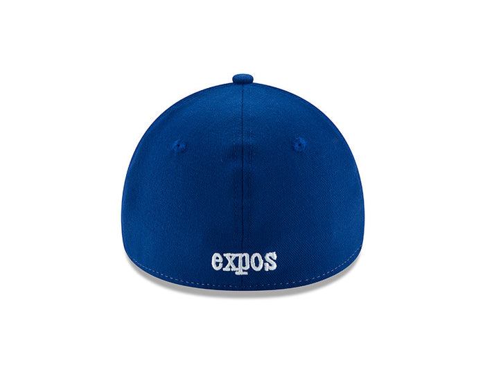 Montreal Expos New Era Cooperstown Collection Team Classic Game White / Royal - 39THIRTY Flex Hat
