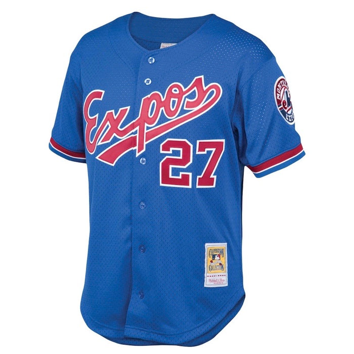 Montreal Expos Vladimir Guerrero Mitchell & Ness Cooperstown Collection Blue Batting Practice Jersey