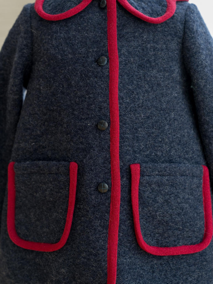 Navy Mireya Girl Jacket