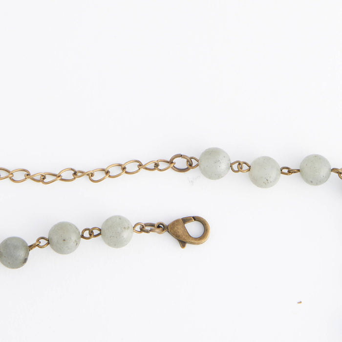 Necklace 18" Hammered Ring
