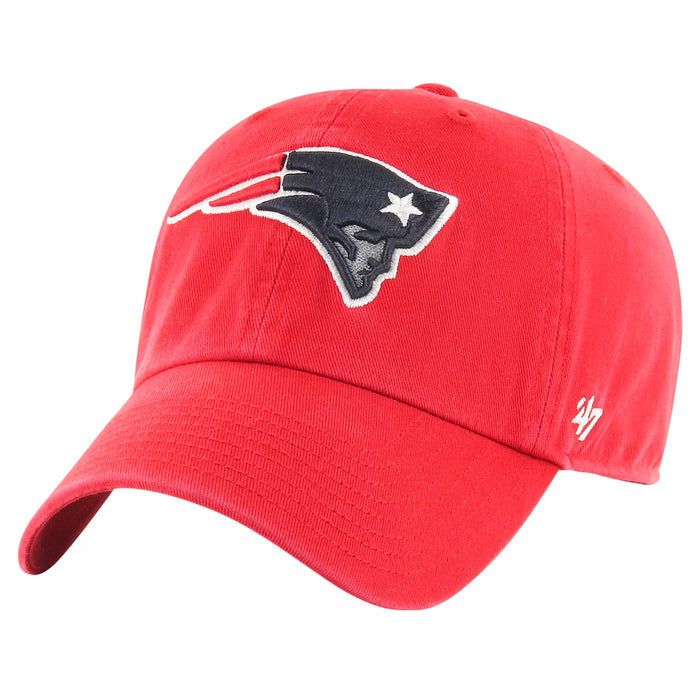 New England Patriots 47' Brand Clean up Adjustable Cap - Red