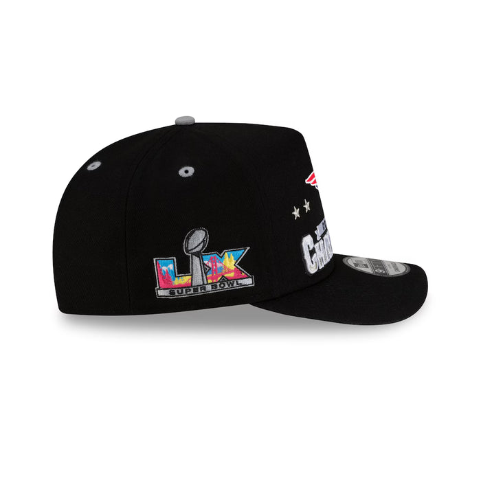 New England Patriots Conference Champions 2026 New Era 9Fifty A-Frame Snapback Hat