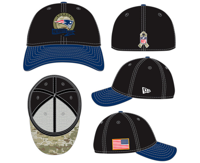 New England Patriots New Era 2022 Salute To Service - 39THIRTY Flex Hat