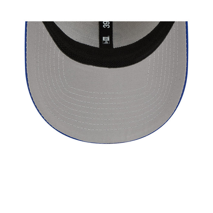 New England Patriots New Era 2023 Historic Sideline 39THIRTY Flex Hat - Cream/Royal