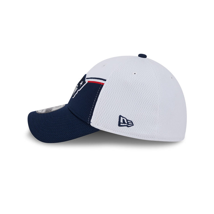 New England Patriots New Era 2023 Sideline 39THIRTY Flex Hat - White/Navy