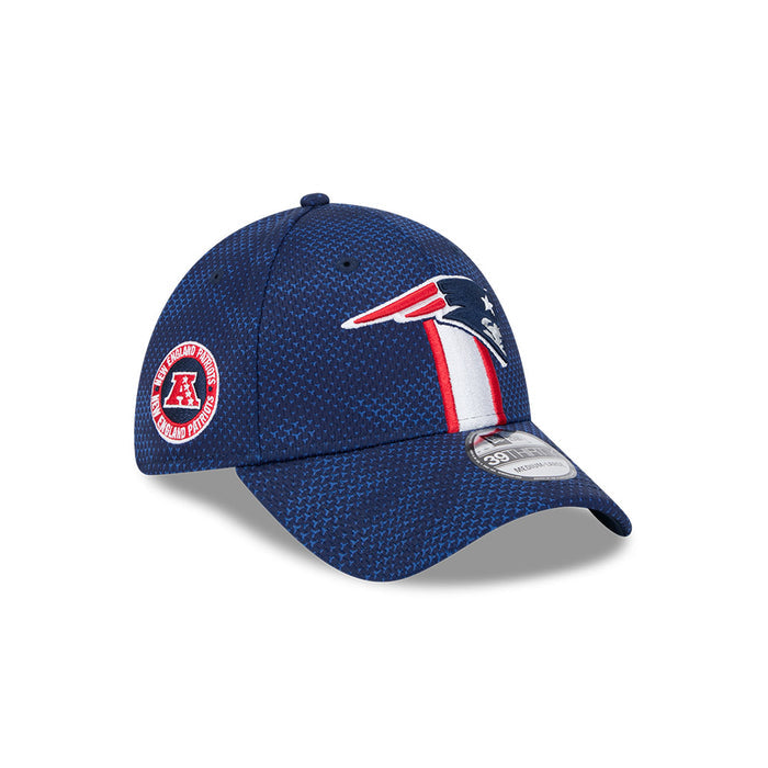 New England Patriots NFL 2024 Sideline New Era 39 Thirty Flex Hat - Navy