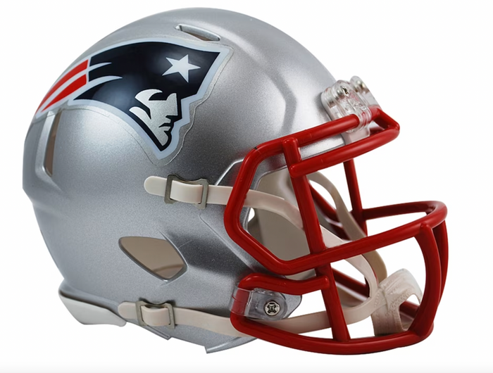 New England Patriots NFL Riddell Speed Mini Football Helmet