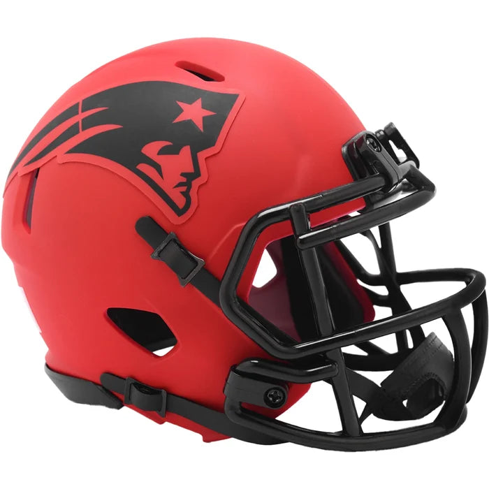 New England Patriots RAVE Riddell NFL Speed Mini Football Helmet