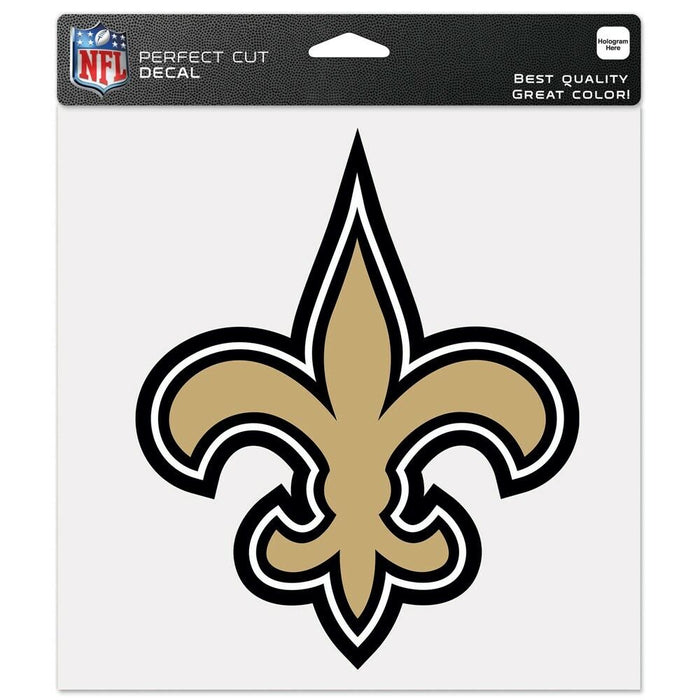 New Orleans Saints 8X8 Clear NFL Wincraft Decal