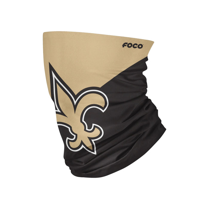 New Orleans Saints Big Logo FOCO NFL Face Mask Gaiter Scarf