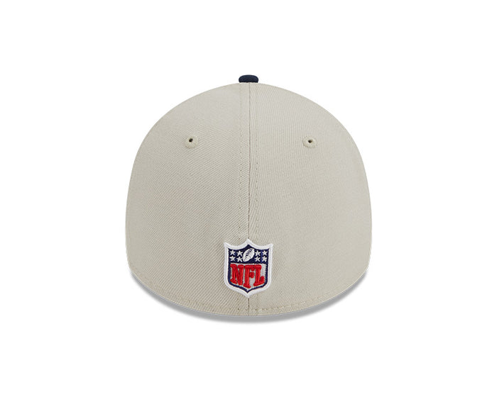 New Orleans Saints New Era 2023 Historic Sideline 39THIRTY Flex Hat - Cream/Black