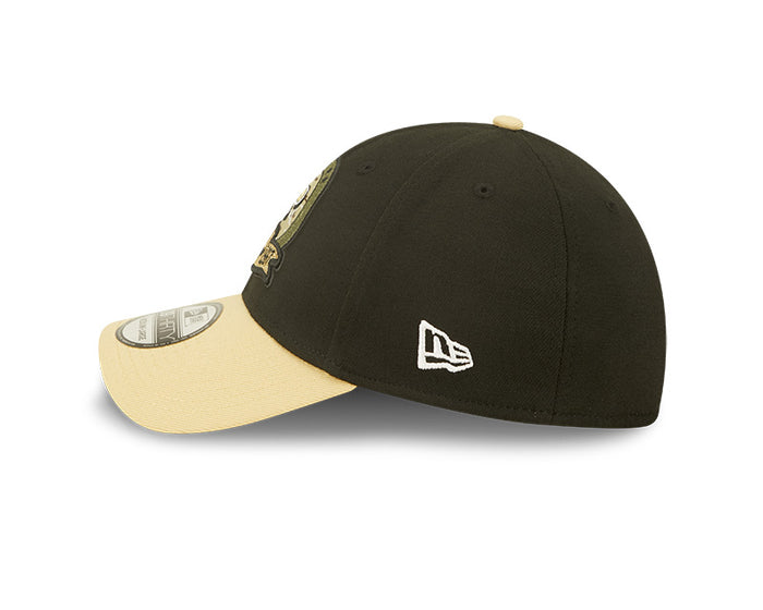 New Orleans Saints New Era Black/Gold 2022 Salute To Service - 39THIRTY Flex Hat