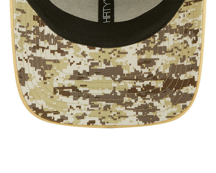 New Orleans Saints New Era Black/Gold 2022 Salute To Service - 39THIRTY Flex Hat