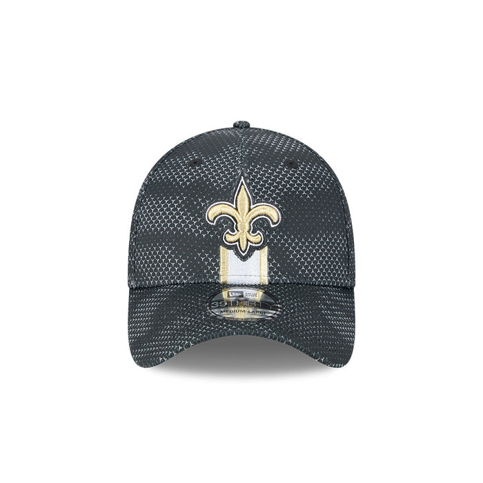 New Orleans Saints NFL 2024 Sideline New Era 39 Thirty Flex Hat - Black