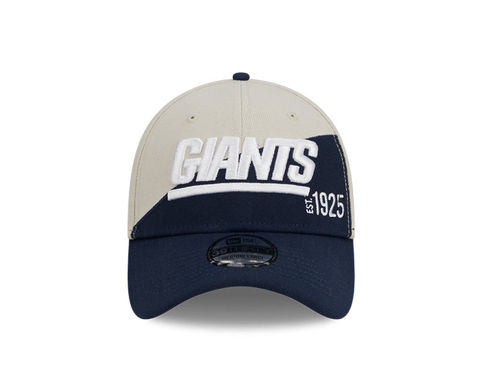 New York Giants New Era 2023 Historic Sideline 39THIRTY Flex Hat - Cream/Navy