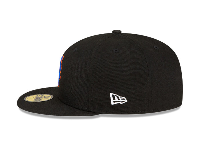 New York Mets 2024 New Era Black Alternate Authentic Collection On-Field 59FIFTY Fitted Hat