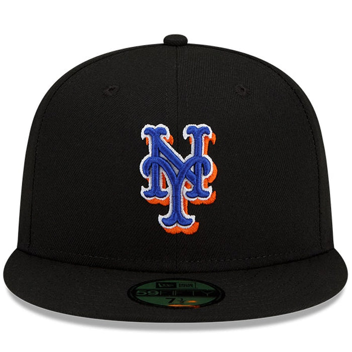 New York Mets New Era Black Alternate Authentic Collection On-Field 59FIFTY Fitted Hat
