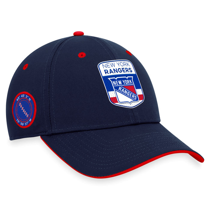 New York Rangers Fanatics Branded Navy 2023 NHL Draft Flex Hat