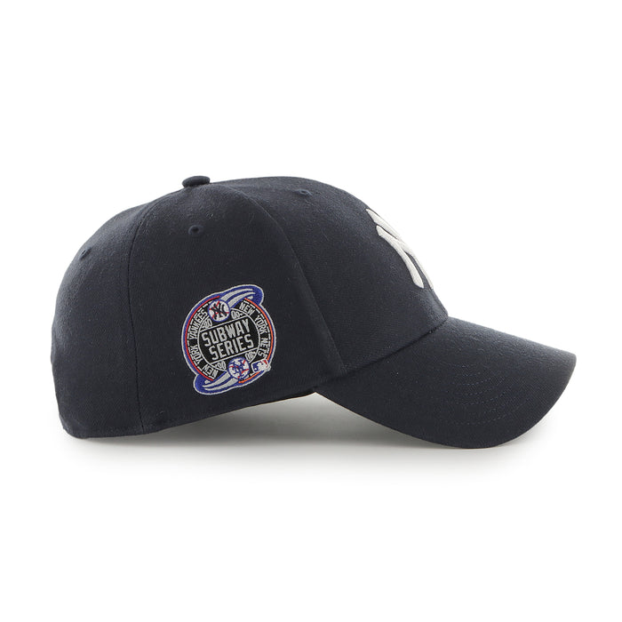 New York Yankees 2000 Subway Series Patch 47 Brand MVP Snapback Hat