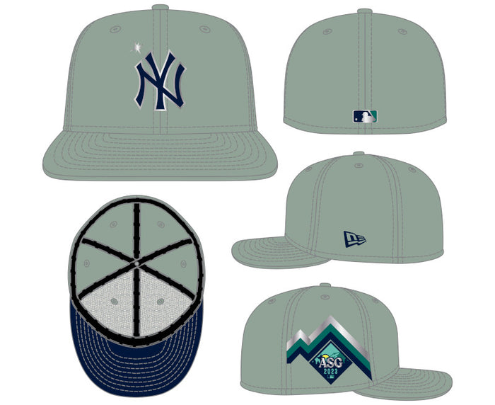 New York Yankees Authentic Collection All Star Game 2023 With Patch New Era 59FIFTY Fitted Hat