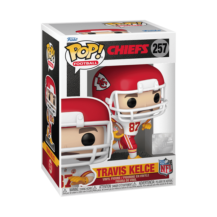 NFL POP! Funko Kansas City Chiefs Travis Kelce (Away Uniform) Vinyl Figure #257