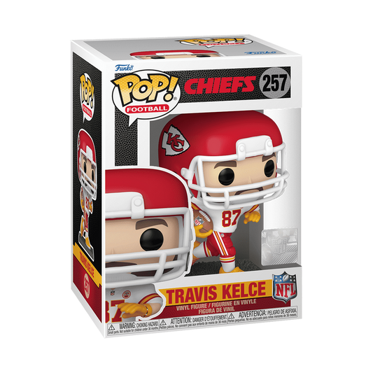 NFL POP! Funko Kansas City Chiefs Travis Kelce (Away Uniform) Vinyl Figure #257