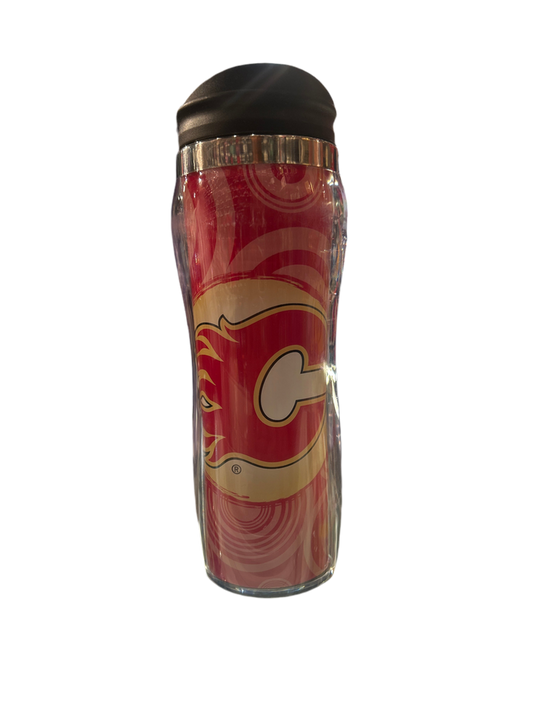NHL Calgary Flames Circle Logo Travel Mug