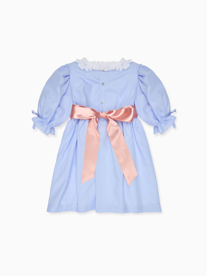 Nicky Hilton x La Coqueta Blue Stripe Milou Girl Dress