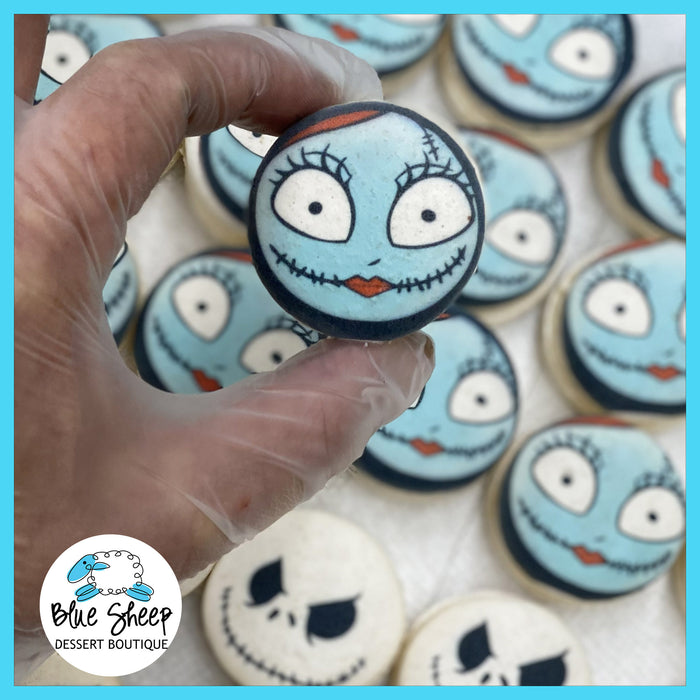 nightmare before chirstmas french macarons