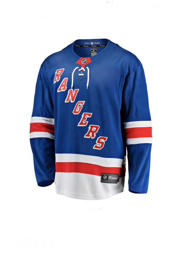 NY Rangers Fanatics Home Break Away Replica Jersey