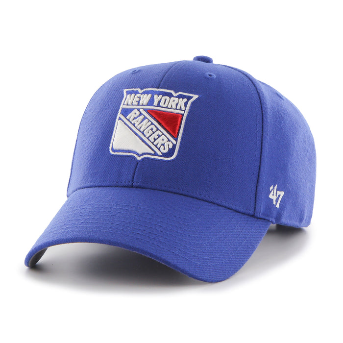 NY Rangers Royal Blue 47 Brand MVP Basic Adjustable Hat