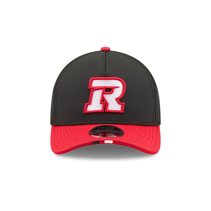 Ottawa RedBlacks CFL 2026 New Era On-Field Side Line 9FORTY M-Crown A- Frame Adjustable Hat - 2 Tone Black/Red