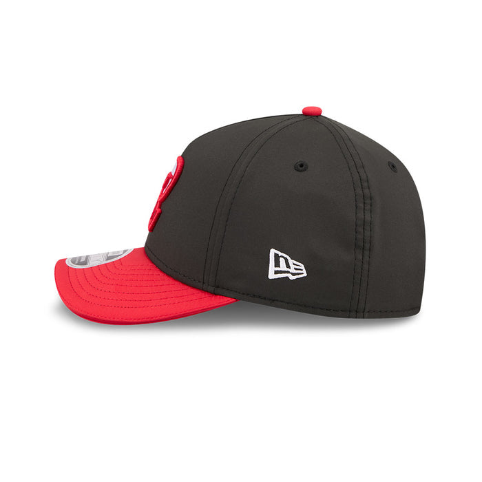 Ottawa RedBlacks CFL 2026 New Era On-Field Side Line 9FORTY M-Crown A- Frame Adjustable Hat - 2 Tone Black/Red