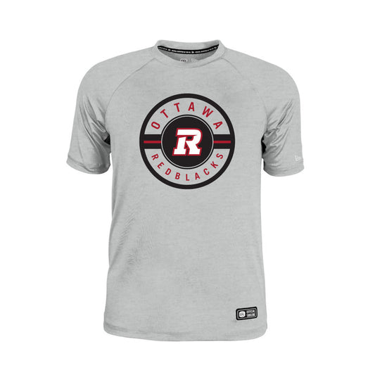 Ottawa Redblacks New Era 2026 Sideline Cavort Raglan T-Shirt - Gray