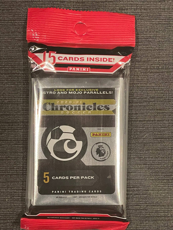 Panini 2020-21 Chronicles Premier League Soccer Value Cello Pack - 15 Cards