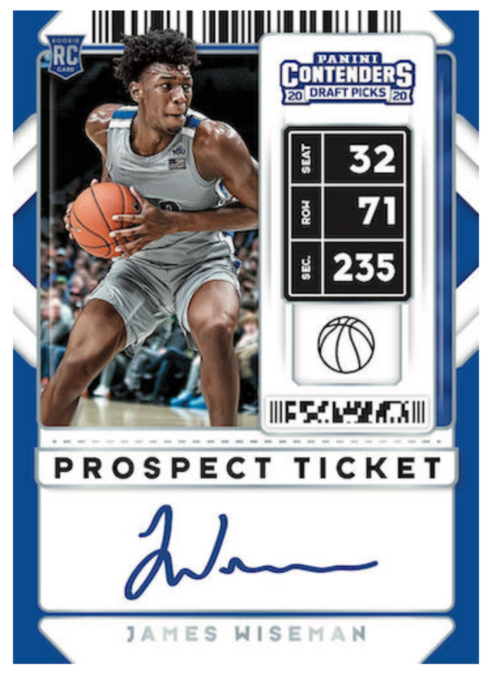 Panini Contenders 2020 Draft Picks Collegiate Basketball -1 Pack / 18 Cards
