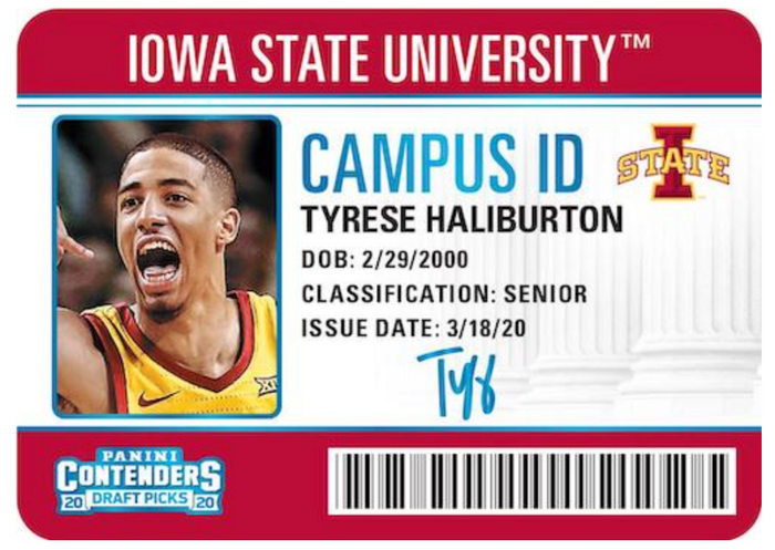 Panini Contenders 2020 Draft Picks Collegiate Basketball -1 Pack / 18 Cards