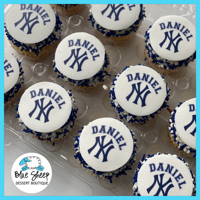 ny yankees cupcake toppers