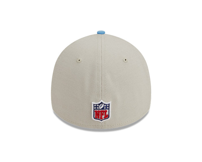 Philadelphia Eagles New Era 2023 Historic Sideline 39THIRTY Flex Hat - Cream/Green