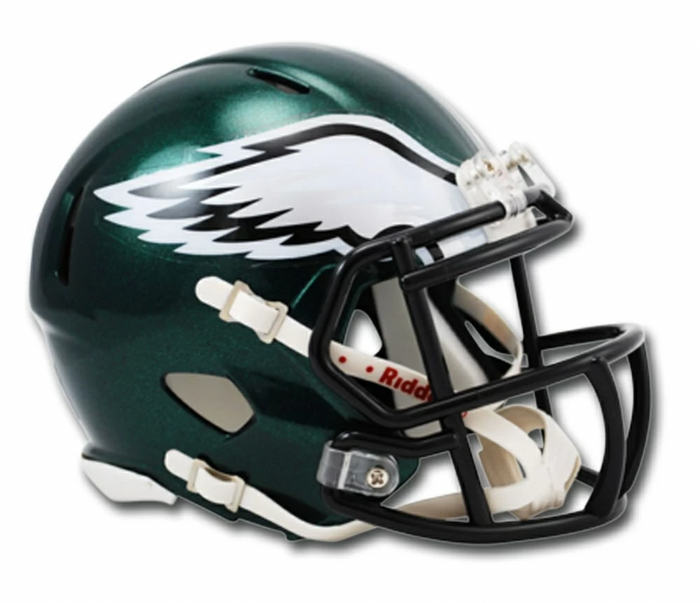 Philadelphia Eagles NFL Riddell Revolution Speed Mini Football Helmet